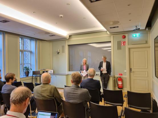 Ana Bove and Thierry Coquand introducing the workshop