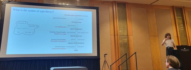 Slide: What is the syntax of type theory.